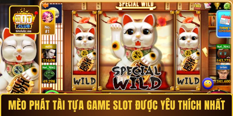 Mèo Phát Tài tựa game slot được yêu thích nhất